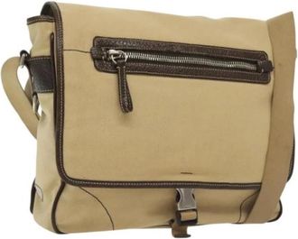 Prada Pre-owned Cross Body Bags, female, Beige, Size: ONE SIZE Pre-owned Vintage Cross Body Bag