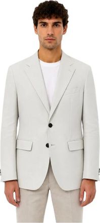 Bharnaba Heren, Jassen, Grijs, Maat: XL Viscose