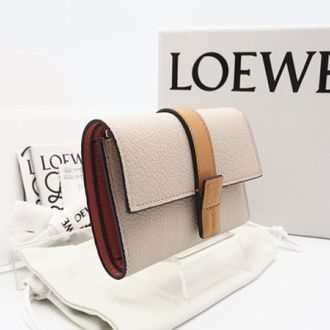 Loewe Beige Pink Wallet (Tri-Fold) (Pre-Owned)