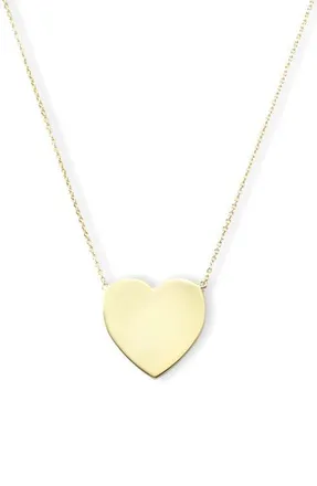 Melinda Maria You Have My Heart Necklace in Gold at Nordstrom