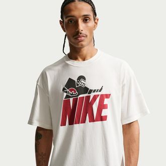 Nike Mens Nike Sportswear Max90 T-Shirt in White | IQ1007-133