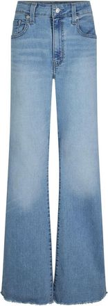 Levi's Womens Levis High Rise Flared Five Pocket Jeans in Light Of My Lif - Blue - Size 31W/32L