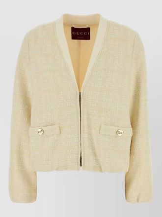 Gucci cotton tweed jacket