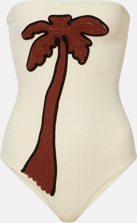 Johanna Ortiz Costume intero con ricamo