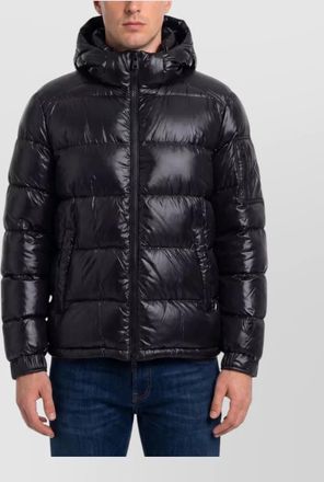 Herno nylon quilted hooded down jacket
