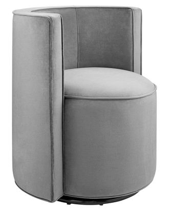 ModWay Della Performance Velvet Fabric Swivel Chair
