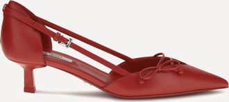 Prada Side-cut leather Pumps Female 36