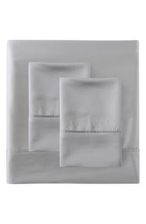 Melange Home Sateen Rayon Sheet 4-Piece Set in Light Grey at Nordstrom Rack, Size Queen