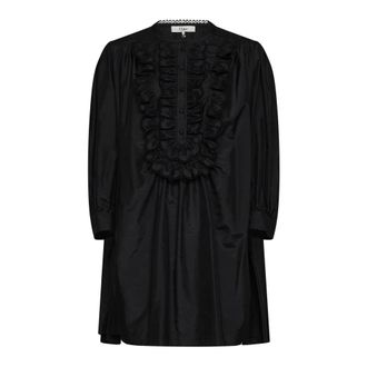 Chlo&eacute; Vestido Mini de Manga Larga - Dresses - Mujer - Negro - S