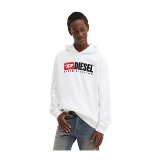 Diesel Heren, Sweatshirts & Hoodies, Wit, Maat: XL