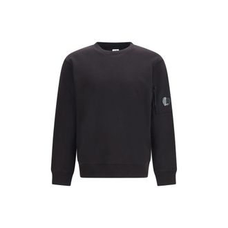 C.P. Company Black Cotton Mens Sweatshirt