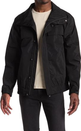 Noize Bonded Poly Rain Bomber Jacket in Black at Nordstrom Rack, Size Xx-Large