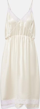 Magda Butrym Lace-trimmed slip dress