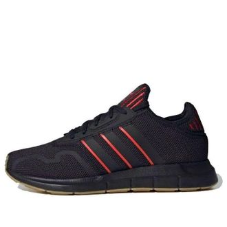 adidas Swift Run Shoes Black Scarlet FY6234