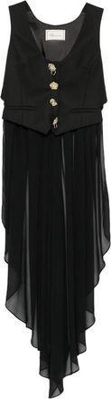 Blumarine Asymmetric-hem Waistcoat-style Gilet