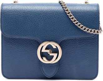 Gucci Pre-owned Gucci Small Dollar Calfskin Interlocking G Crossbody Ladies 3ZB7VGKK522W9NBO