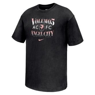 Nike Angel City FC Max90 Nike Mens NWSL T-Shirt in Black | M11766ANFC26-BLK