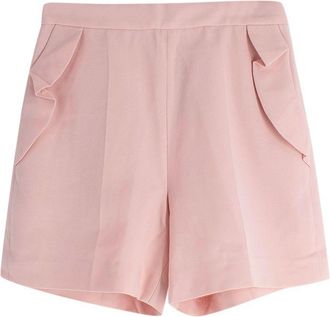 Sandro Pale Pink High Waisted Shorts Size XS