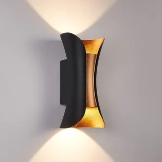 OEM L&aacute;mpara De Pared Led Moderna Para Exteriores, Resistente Al Agua, 10 W, Blanco C&aacute;lido 3000 K, Ip65, Para Patios, Entradas, Jardines Y Caminos
