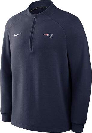 Nike New England Patriots Par Nike Mens Therma-FIT NFL Half-Zip Pullover in Blue | 068F41S8K-P8H