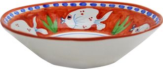 Arcucci poiseidone orange salad bowl 32 cm