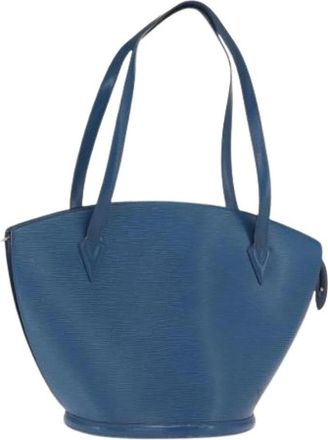 Louis Vuitton Pre-owned Shoulder Bags, female, Blue, Size: ONE SIZE Pre-owned Vintage Shoulder Bag