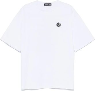 Soci&eacute;t&eacute; Anonyme text-print T-shirt - unisex - Cotton - M - White