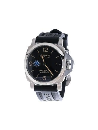 Officine Panerai 2016 Luminor Marina 44mm - men - stainless steel - 44 - Black