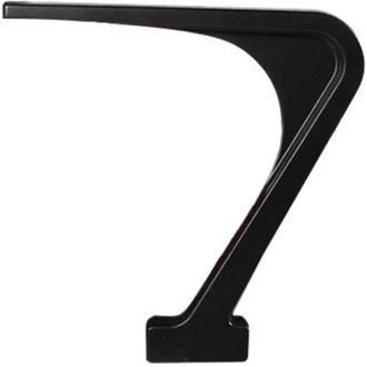 Topstar Reposapi&eacute;s Adaptado Con Silla De Oficina Pivotante 9000 482 910 R&iacute;gido, Negro
