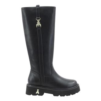 Patrizia Pepe Stivale Alto in Pelle - - Shoes - Donna - Nero - 38 EU