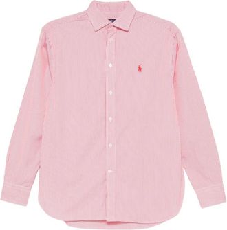 Ralph Lauren Striped Logo-embroidered Shirt