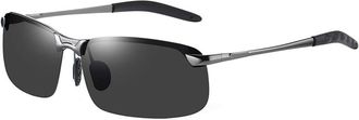 Generic Polarized Sunglasses - HD Anti-Glare Lens with Silicone Nose Pads for Men - Ideal for Travel and Fishing