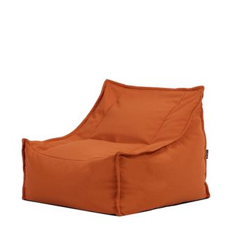 Icon Brand Puf sill&oacute;n de exterior de olefina naranja quemado