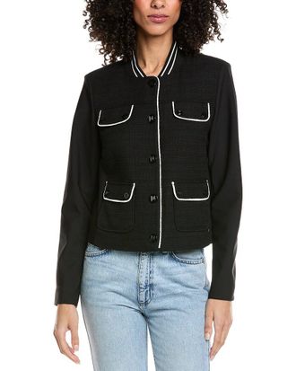 Karl Lagerfeld Karl Lagerfeld Mix Media Tweed Jkt