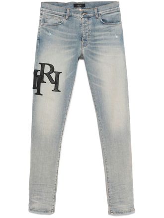 Amiri Jeans met logo - Blauw