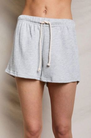 perfectwhitetee Layla Sweatshorts In Heather Grey