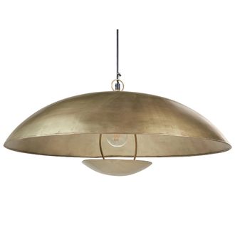 Beliani L&aacute;mpara De Techo De Metal Lat&oacute;n 150 Cm Colgante Hecho A Mano Contempor&aacute;neo Agrani