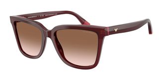 Emporio Armani EA4261F Asian Fit 632013 Womens Sunglasses Burgundy Size 55