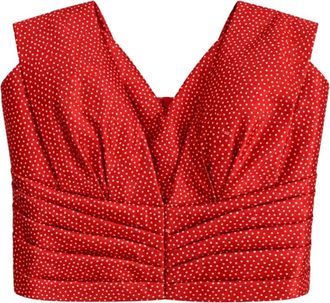 Elisabetta Franchi Mouwloze Top - Dames - Tops zonder mouwen - Rood - L - Tops
