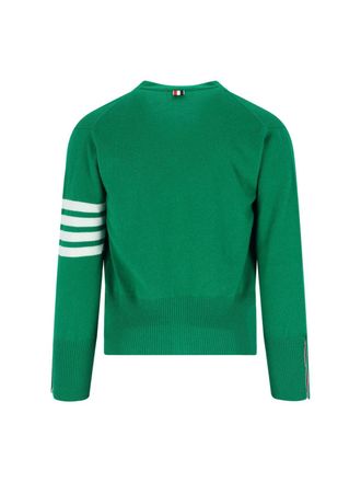 Thom Browne Mens Sweaters Green Cashmere