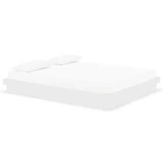 Berkfield Home Bed Frame White Solid Wood Pine 160x200 cm