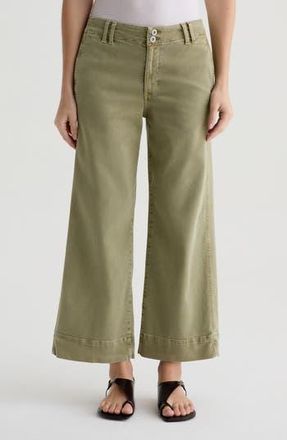 AG - Adriano Goldschmied Natasha High Waist Flare Ankle Pants in Sulfur Basil at Nordstrom Rack, Size 28