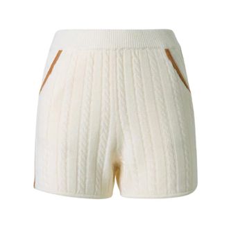 MC2 Saint Barth Dames, Korte broeken, Wit, Maat: XS Wol