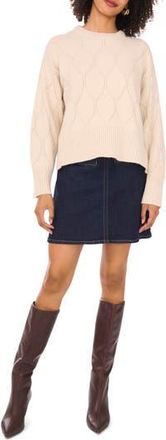 Vince Camuto Long Sleeve Sweater in Sugar Oak at Nordstrom Rack, Size Xx-Large