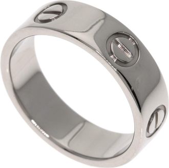 Cartier White Gold White Gold (18K) Band Ring (Pre-Owned)