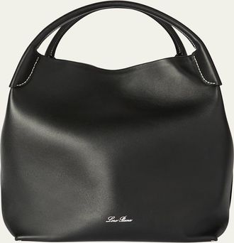 Loro Piana Bale Large Leather Bag