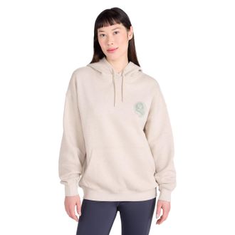 Mountain Warehouse Dames Mountain Collage Relaxed Fit Hoodie (Beige)