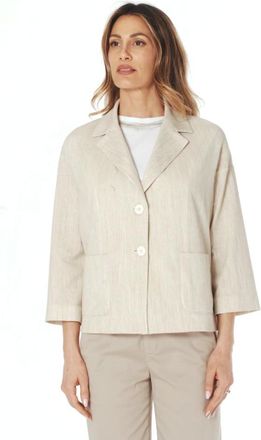 Circolo 1901 Giacca Diagonal Canvas - Jackets - Mujer - Beige - XS