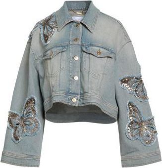 Blumarine COATS & JACKETS - Denim outerwear on YOOX.COM