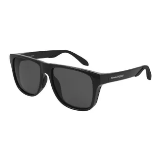Alexander McQueen AM0292SA001 Square Full Rim Sunglasses - Black